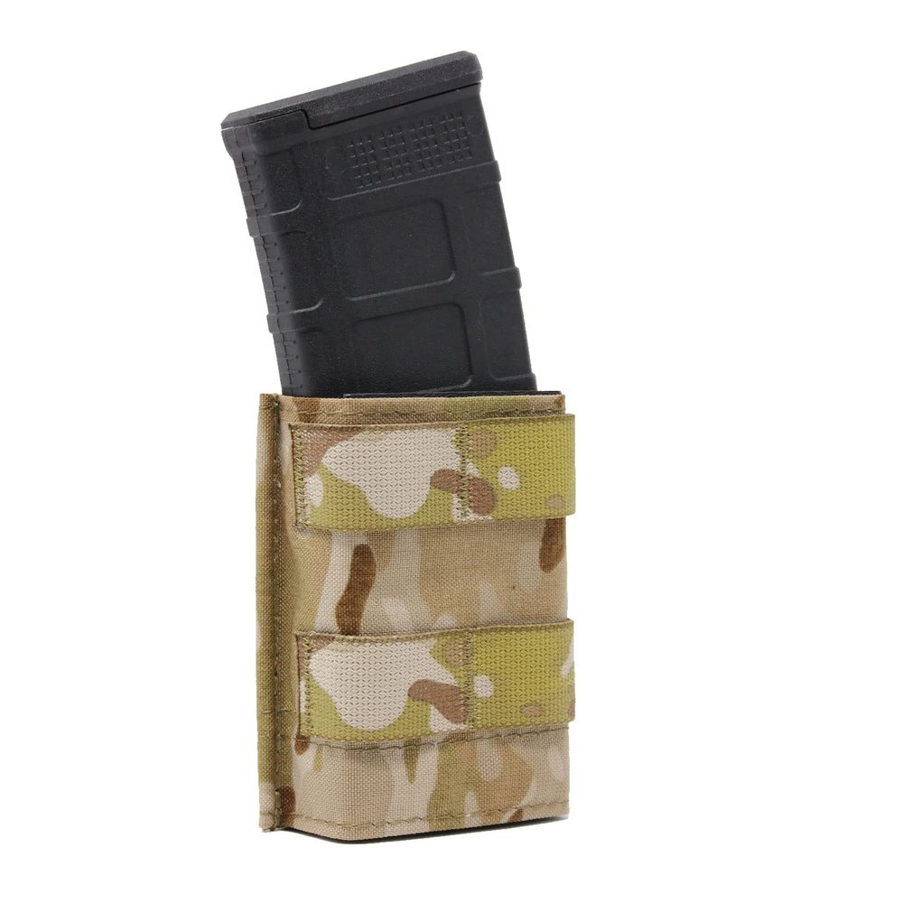 Esstac Single 5.56 M4 Midlength KYWI Mag Pouch (Multicam Arid, Attachment Method: 2X Malice Clips)