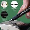 Caddy Splash Golf Club Groove Sharpener Tool - 3-in-1 Golf Club Cleaner for Wedge, Iron - Oblique, Straight, Spike Replacement Tips for U & V Grooves - Aluminum-Alloy Shaft, Heat-Treated Steel (Black) view 4