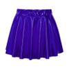 VernLan Girl's Metallic Skater Skort Dance Athletic Shiny Pleated A-Line Mini Scooter Skirt for Cheerleading Performance Dark Blue 15-16 Years view 2