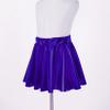 VernLan Girl's Metallic Skater Skort Dance Athletic Shiny Pleated A-Line Mini Scooter Skirt for Cheerleading Performance Dark Blue 15-16 Years view 4