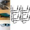 TC-Home Wall Mounted Kayak Rack Storage Folding Hanger Kayak Ladder Kayak Holder Indoor Outdoor (Black * 4 Pairs) view 1