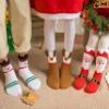 Gofriipai 5 Pairs Fuzzy Christmas Socks for Women Girls with Box, Stocking Stuffers, Cute Fun Soft Thick Cozy Fluffy Winter Warm Slipper Xmas Holiday Socks view 2