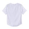 Mowbeat Boys Baseball Jersey Stripe Kids Girls Hip Hop T Shirts Short Sleeve Button Down Sport Jersey Shirt view 4