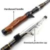 moisture Reel and Fishing Rod Combo Fishing Pole Casting Rod Telescopic Fishing Rod Wooden Handle Portable Trout Rod Pole for Travel Fishing Fishing Rod (Color : A, Length : 2.7 m) view 4