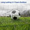 Wiseek Soccer Backstop Net, 10x10ft High Impact Soccer Barrier Net, Nylon Sport Netting Barrier Soccer Netting, Soccer Rebounder Behind Goal(Installation Rope Included), Black view 4