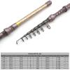 moisture Reel and Fishing Rod Combo Fishing Rod 2.1m-3.6m Telescopic Fishing Rod Spinning Fishing Carbon Protable Rod Fish Rod Fishing Goods Rocky Sea Fishing Fishing Rod (Color : A, Length : 3.6M) view 2