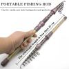 moisture Reel and Fishing Rod Combo Fishing Rod 2.1m-3.6m Telescopic Fishing Rod Spinning Fishing Carbon Protable Rod Fish Rod Fishing Goods Rocky Sea Fishing Fishing Rod (Color : A, Length : 3.6M) view 3