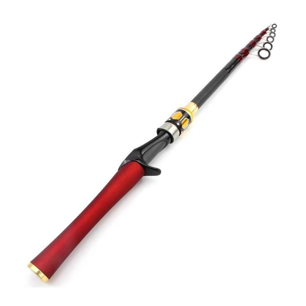moisture Reel and Fishing Rod Combo Fishing Pole Carbon Lure Rod Fast Spinning Casting Rod Portable Telescopic Fishing Rod Pole Fishing Tackle Fishing Rod (Color : Casting, Length : 2.4 m)