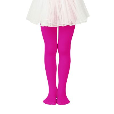 Baby Girls Tights Halloween Colorful Tights for Girls Leggings Pants Stockings for Girls Shocking Pink 1-3T