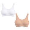 YACCA Girls Seamless Bra Ultra Comfort Soft,Thin AA Cup,Invisible Dig-Free Teen Bras,Girls Training Bra 8-10 10-12 12-14 14-16 16-18 Years Old view 1