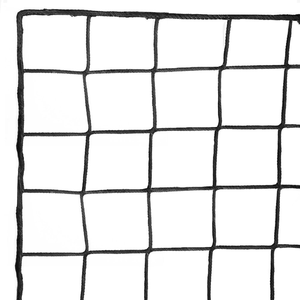 Wiseek Soccer Backstop Net, 10x15ft High Impact Barrier Net, Nylon Sport Netting, Rebounder Behind Goal (Installation Rope Included)