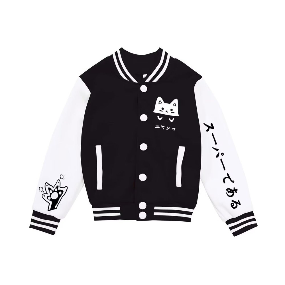 ACEFAST INC Kids Boys Girls Baseball Jacket Varsity Jacket Casual Sport Coat Cardigan Sweatshirt Uniforms Youth 2-13 Year