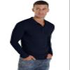 Askdeer Men's Polo Shirts Long Sleeve Slim Fit Casual Shirts Classic Stretch Polo T Shirt Golf Shirts Navy Blue view 4