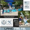 KIT#1 Basketball Hoop with Activity Base, Play in or Out of The Pool, Adjustable Height, 32 x 23 HDPE Solid Waterproof Backboard. ONE of A Kind! view 2
