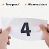 TRIWONDER Tyvek Running Bib Competitor Numbers with Safety Pins, Running Numbers Paper Tags 1-500, Tearproof and Waterproof 4 x 7 Inches for Marathon Races and Events Sports Games (401-500) view 3