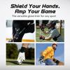 Wickers Fingerless Athletic Gloves Liners (Large, White) - Lacrosse Glove Liner, Ski Gloves for Winter, Snow Sports Glove Liners for Men, Thin Thermal Liner for Field Hockey, Pickleball, and Golf view 2