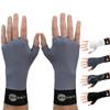 Wickers Fingerless Athletic Gloves Liners (Small, Gray) - Lacrosse Glove Liner, Ski Gloves for Winter, Snow Sports Glove Liners for Men, Thin Thermal Liner for Field Hockey, Pickleball, and Golf view 1