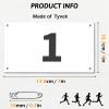 TRIWONDER Tyvek Running Bib Competitor Numbers with Safety Pins, Running Numbers Paper Tags 1-500, Tearproof and Waterproof 4 x 7 Inches for Marathon Races and Events Sports Games (301-400) view 2