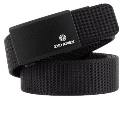 2ND AMEN Black Gun Belt for Men