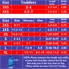 Fadgesy Swimming Training Fins,Comfortable Silicone Flippers for Swimming and Diving,Size Suitable Kids Girls Boys Adults (XXX-Small, Blue Seaarea) view 4