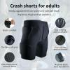 Padded Compression Shorts Padded Football Girdle Hip and Thigh Protector for Basketball ice Skating Rugby Soccer Hockey -M view 3