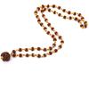 Skyjewels Certified 5 Mukhi Rudraksha 54 Beads,Japa Mala Rudraksha Mala, Yoga Mala Beads view 2