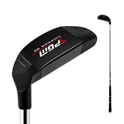 Golf Sand Wedge Mens Womens Golf Sand Rod Steel Head Shaft with Low Center of Gravity Black Golf Club Wedges (Black)
