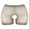 Fldy Women Naughtie Open Gusset Hotpant Panty Mesh See Through Lingerie Pantie Boyshorts Briefs Coffee A One Size view 2
