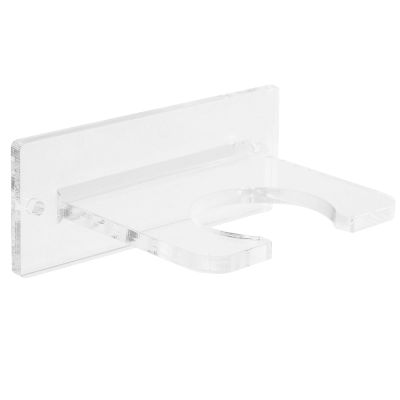 POPETPOP Baseball Bat Holder Wall Mount Vertical Display Stand for Baseball & Softball Bats Acrylic Bat Rack Space Saving Durable Design 3.93X2.75X1.57 Inches