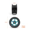 Lightweight Hollow Out Aluminium Alloy Hub Nylon Rim For 8 Inch Mountain Skateboard Scooter Wheel 2.80/2.50-48mm bearing view 2