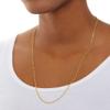 Amazon Essentials 14k Gold or Sterling Silver Plated Figaro Chain Necklace view 2