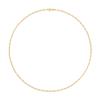 Amazon Essentials 14k Gold or Sterling Silver Plated Figaro Chain Necklace view 3