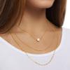 Amazon Essentials 14k Gold or Sterling Silver Plated Figaro Chain Necklace view 4