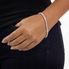 Amazon Essentials Sterling Silver Plated CZ Tennis Bracelet 7.5", Sterling Silver view 2