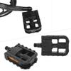 Bike Pedals, Plastic MTB Pedal Black Platform Pedals Non Slip Mountain Bicycle Pedal Outdoor Lightweight Cycling Pedals view 3
