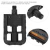 Bike Pedals, Plastic MTB Pedal Black Platform Pedals Non Slip Mountain Bicycle Pedal Outdoor Lightweight Cycling Pedals view 4