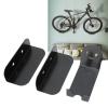 Tissting Bike Hanger Wall Mount - High Carbon Steel Bicycle Rack for Indoor Garage Storage, Pedal Hook Holder for Mountain Road Bike, Space Saving Easy Install Minimalist Black Design view 3