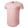 Athlemon Mens Long Shirts for Men Extra Long T Shirts Mens t-Shirts Longline Hipster Reflective Line Scallop Tees view 1