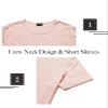 Athlemon Mens Long Shirts for Men Extra Long T Shirts Mens t-Shirts Longline Hipster Reflective Line Scallop Tees view 3