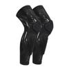 Kuangmi Knee Pad and Shin Guard Sleeve for Basketball, Wrestling, Soccer, Volleyball, Sports, Daily Support (Black-Pair, Large) view 1