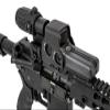 Holographic 518 Sights Red Green Dot Sight Scope with 3X Magnifier Switch to Side Quick Detachable QD Mount view 1