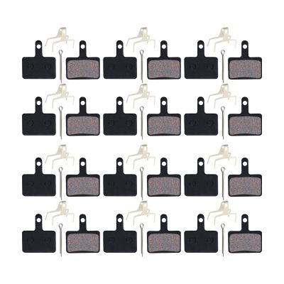 12 Pairs Bike Bicycle Disc Brake Pads Compatible with TRP Tektro Sh-im-a-no Deore M315 M355 M515 M515-LA-M M525 M375 M395 M415 M416 M446 M465 M475 M485 M486 C501 C601 (Copper Fiber Wire Semi-Metallic)