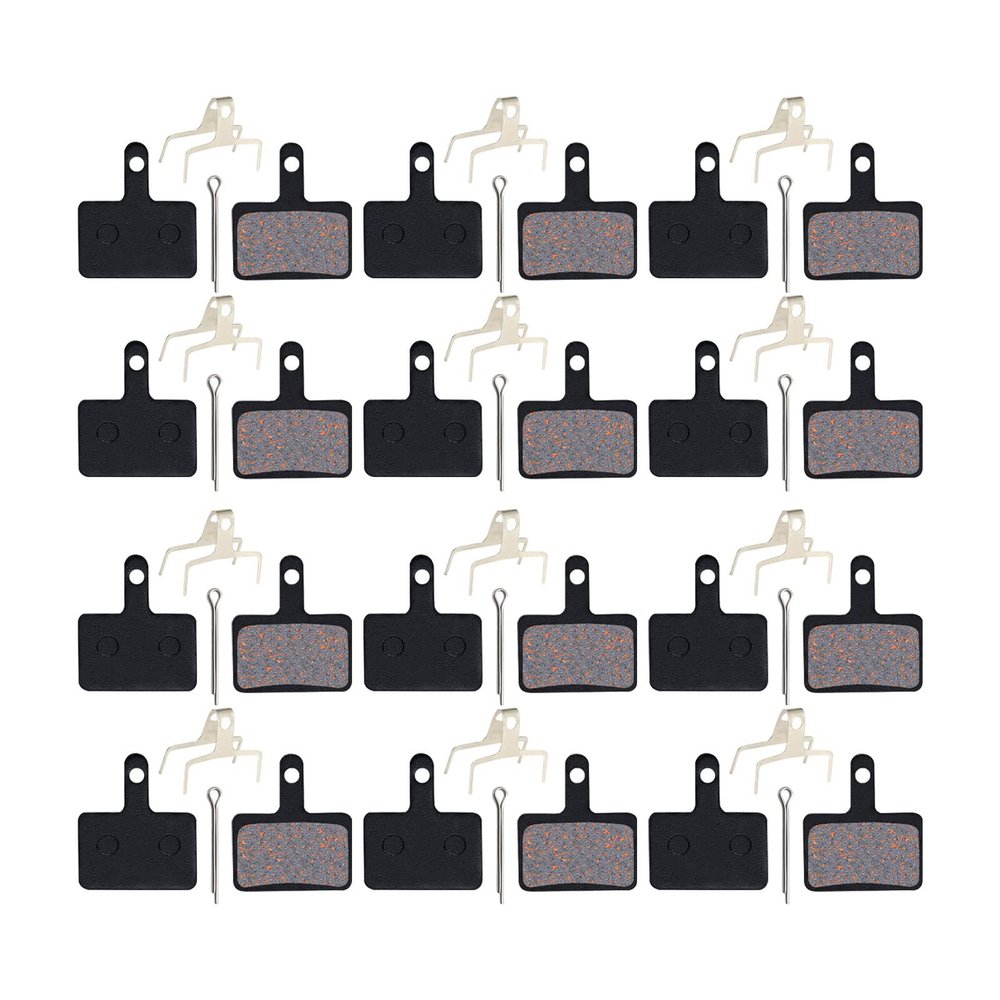12 Pairs Bike Bicycle Disc Brake Pads Compatible with TRP Tektro Sh-im-a-no Deore M315 M355 M515 M515-LA-M M525 M375 M395 M415 M416 M446 M465 M475 M485 M486 C501 C601 (Copper Fiber Wire Semi-Metallic)