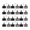 12 Pairs Bike Bicycle Disc Brake Pads Compatible with TRP Tektro Sh-im-a-no Deore M315 M355 M515 M515-LA-M M525 M375 M395 M415 M416 M446 M465 M475 M485 M486 C501 C601 (Copper Fiber Wire Semi-Metallic) view 1
