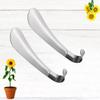 6pcs Lifters Seniors Stainless Men Lifter Accessories Elderly Women Tool .cm Steel Handled Alloy for Wearing Elder Horn Metal Short Shoes Shoehorn Shoe Disabled Small Metal Shoe Horn view 2