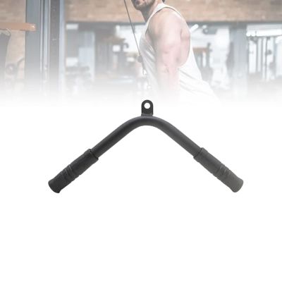 DYK&NX Tricep Press Down Cable Attachments, Pull Down Attachments V-Bar for Home/Gym Fitness, Back Arm Muscle Building Strength Workout