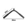 DYK&NX Tricep Press Down Cable Attachments, Pull Down Attachments V-Bar for Home/Gym Fitness, Back Arm Muscle Building Strength Workout view 2