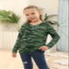 simtuor Girls Camouflage Long Sleeve Shirts V Neck Criss Cross Tops Kids Casual Loose Soft Blouse T-Shirt 4-15 Years view 3