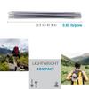 BRILLIANCE4U Tent Poles Replacement Aluminum, Gray Pre-Assembled 16ft 4.5 in, 7001 T6 Heated Tent Rod Outer Dia. 3/8 9.5mm, 2 Poles view 3