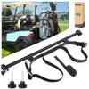 10L0L No-Drilling Golf Cart Bag Holder Bracket for 2+2 Golf Cart Rear Seat, with 1-Inch Square Tube, Adjustable Universal Golf Bag Attachment for Yamaha EZGO Club Car and Most Golf Carts view 1